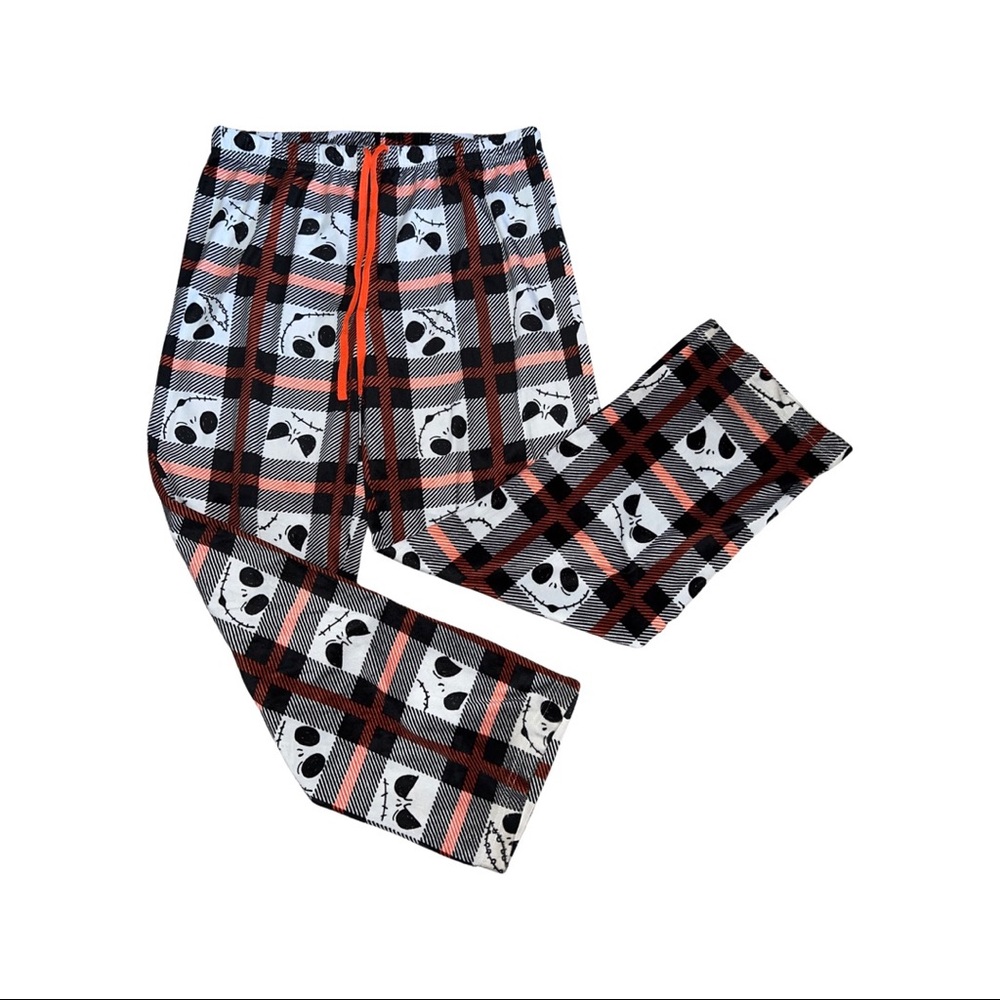 Nightmare Before Christmas polyester pajama pants drawstring